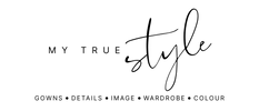 Logo for 'My True Style' with text on a white background