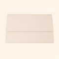 Beige clutch bag on a beige background